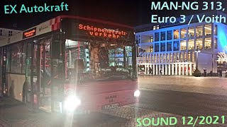 SOUND 122021 MANNG 313 Bernie Reisen UG EX Autokraft Bj 2002Voith by BusFreak11 [upl. by Donnell702]