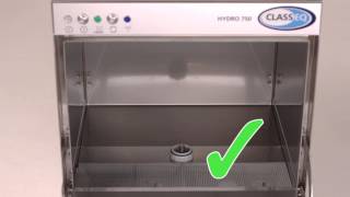 Start up instructions of a Front Loading Dishwasher with Drain Pump [upl. by Arturo]