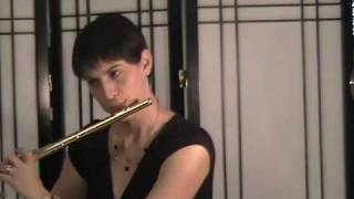 2009 Youtube Symphony Flute Audition Nina Perlove Bach Bouree Anglaise [upl. by Malvino]