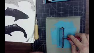 Part 3  Lino Cuts  Printing [upl. by Alilahk]