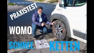 Schneeketten fürs Wohnmobil Infos amp Praxistest am Fiat Ducato Westfalia [upl. by Nannah106]