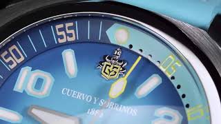 Cuervo y Sobrinos  Discover the NEW Buceador Caribe l Jura Watches [upl. by Nesbitt]