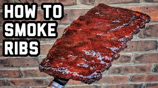 How to Smoke Pork Ribs for Beginners [upl. by Tiat]