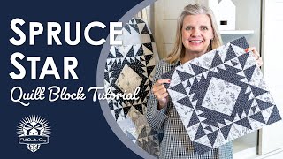 SPRUCE Up this Fat Quarter Quilt with Triangles Free ⭐Spruce Star ⭐ Fat Quarter Quilt Pattern  FQS [upl. by Lavinie326]