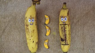 The Birth of three baby in a banana  Csection fruit Surgery [upl. by Aiza]