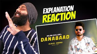 REACTION on DANABAAD  Arjan Dhillon  Awara Album  Sanmeet Singh [upl. by Bertle]