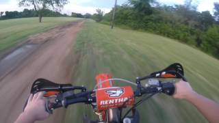 Ktm 350 sxf first ride reaction [upl. by Ahsienauq]