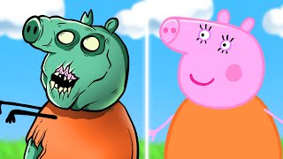 Peppa Pig vs Zombies  Mummy Pig has turned into a Monster [upl. by Avan799]