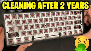 Cleaning My Keyboard For The First Time After 2 YEARS [upl. by Jarlath]