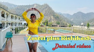 Pahadon ke beech khaayi mei hotel hai yeh toh 😳  Rishikesh staycation vlog  Zostel Plus Rishikesh [upl. by Selegna251]