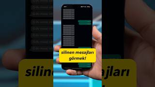 WhatsApp silinen mesajları okumak [upl. by Jeanelle]