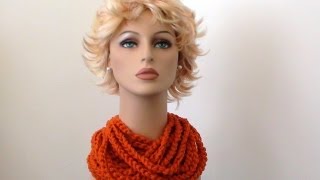 Crochet Chain Cowl [upl. by Mamie]