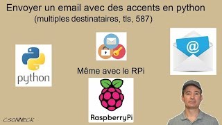 Comment Envoyer des mails avec des accents en Python et TLS [upl. by Esch]