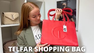 TELFAR SHOPPING BAG  First Impressions What Fits amp Bag OrgansierLinerInsert [upl. by Drain71]