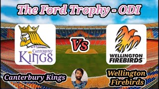 Wellington vs Canterbury  3rd Match  The Ford Trophy [upl. by Soni]