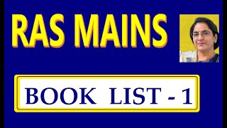 Scheme of Exam and Book List for RAS MAINS Part1 [upl. by Ymot]