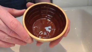 Bowl Lathering Using Shaving Soap  Episode 1 of 3 [upl. by Columbyne]