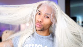 PLATINUM WHITE HAIR IN UNDER 5 MINS  Updated Toning Tutorial [upl. by Ynohtnanhoj728]