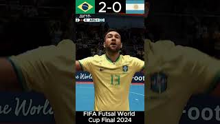 Brazil vs Argentina FIFA Futsal World Cup Final 2024 [upl. by Rosalie]