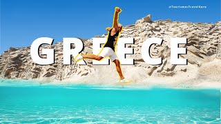 SANTORINI Greece  Perissa black beach exotic Vlychada Red Beach Perivolos  Travel Guide [upl. by Hake99]