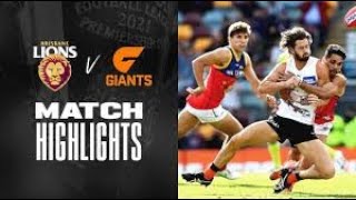 quotGWS Giants vs Brisbane Lions Highlights Epic AFL 2024 SemiFinal Showdownquot [upl. by Ran]