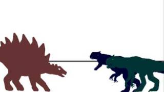 PJFC stegosaurus vs deltadromeus [upl. by Susana]