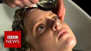 The Salon First cut since chemotherapy  BBC News [upl. by Brig337]