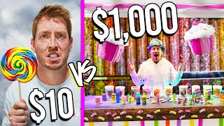 10 VS 1000 CANDY SHOPS Budget Challenge [upl. by Heimlich356]