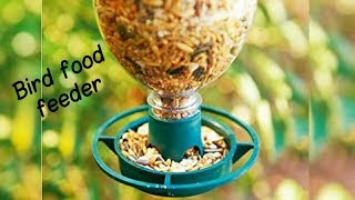 DIY How to make bird food feeder [upl. by Sucramaj]