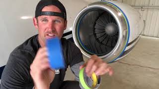 Aircraft Detailing  Brightwork Inlet quottipquot [upl. by Kho]