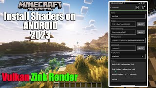 How to Play with Shaders on Minecraft java Edition Mobile  Pojavlauncher Update [upl. by Anahir]