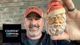 Painting My Favorite Simple Santa Ornament  Full Tutorial [upl. by Dranoc449]