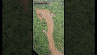 AERIAL FOOTAGE Davao de Oro landslide  ABSCBN News [upl. by Akemor]