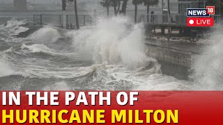 Hurricane Milton In Florida 2024 LIVE  Anderson Cooper Hit In The Face By Flying Debris  N18G [upl. by Noiwtna]