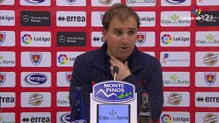 Rueda de prensa de Jagoba Arrasate tras el CD Numancia vs Lorca FC 10 [upl. by Fallon]