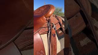 Cowboy porn with my first riddle bit and a beautiful Kent Frecker saddle and Bosolio by Ray Hunt [upl. by Aronal824]