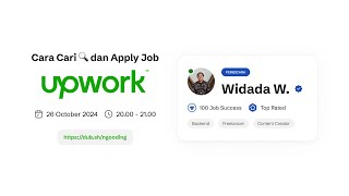 Cara Mencari dan Melamar Pekerjaan di Upwork 20hour [upl. by Remmer751]