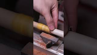 Wood ring making handmade diy lathe woodturning 旋盤 木工 japan [upl. by Madelon894]