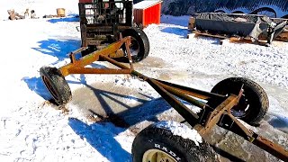 Bringing Old Farm Equipment Back To Life Revitalizing A John Deere Running Gear [upl. by Kcinnay]