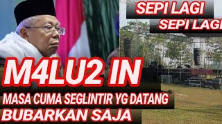 TAK ADA YG HADIR ACARA KYAI MARUF BUBAR JALANTARGET 4000 YG DATANG PULUHANKMA TAK JADI HADIR [upl. by Ahsein]