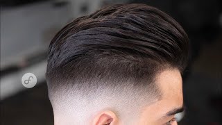 Como cortar cabello LARGO de hombre con un FADE  TUTORIAL [upl. by Eisenstark]