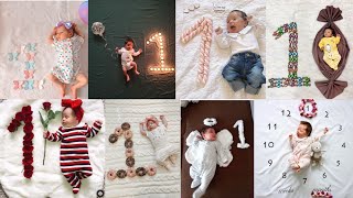 🌸1st Month Baby Shoot At Home Frst Month Baby Photoshoot Ideas 2024 ❤️ [upl. by Naro]