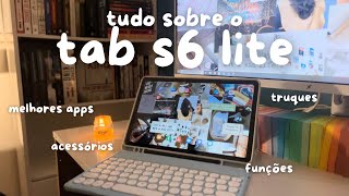 TAB S6 LITE AINDA VALE A PENA Opinião pós 2 anos de uso  Tablet para estudantes🎒✨ [upl. by Marteena]