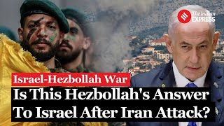 Hezbollah Launches Drone Attack on Israeli Airbase Following IDF Strikes on Iran [upl. by Stuart353]