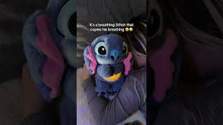 I love my breathing Stitch plushie🥹😭 stitch disney christmasgifts liloandstitch stitchlover [upl. by Tsenre]