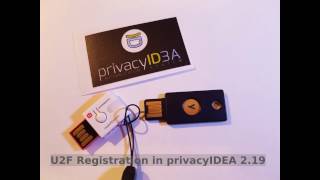 Using specific U2F devices like Yubikey or Hyperfido with privacyIDEA [upl. by Agna]