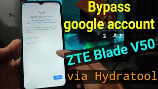 FRP Bypass ZTE Blade V50 8050 via Hydra tool [upl. by Sinaj]