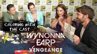 Coloring with the Cast  S5E4  Wynonna Earp Vengeance [upl. by Obau]