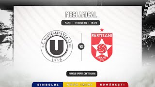 LIVE  FC Universitatea Cluj  FK Partizani meci amical [upl. by Lerrad]