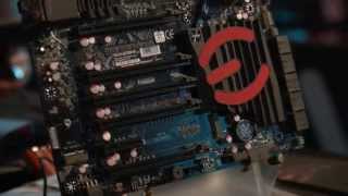 EVGA X99 Micro FTW and Classified Motherboards  PAX Prime 2014 [upl. by Animaj]